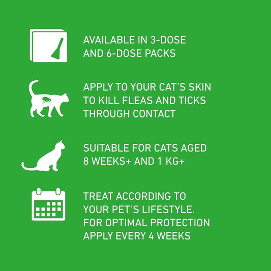 FRONTLINE Plus for Cats and Ferrets - 6 Pipettes