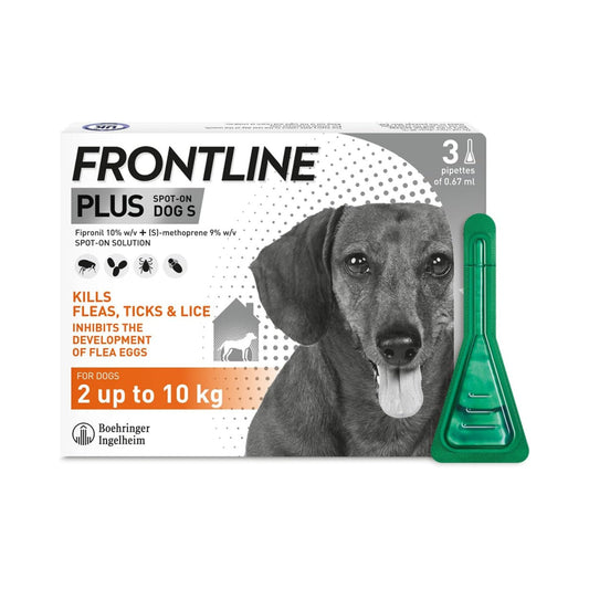 FRONTLINE Plus for Small Dogs - 3 Pipettes