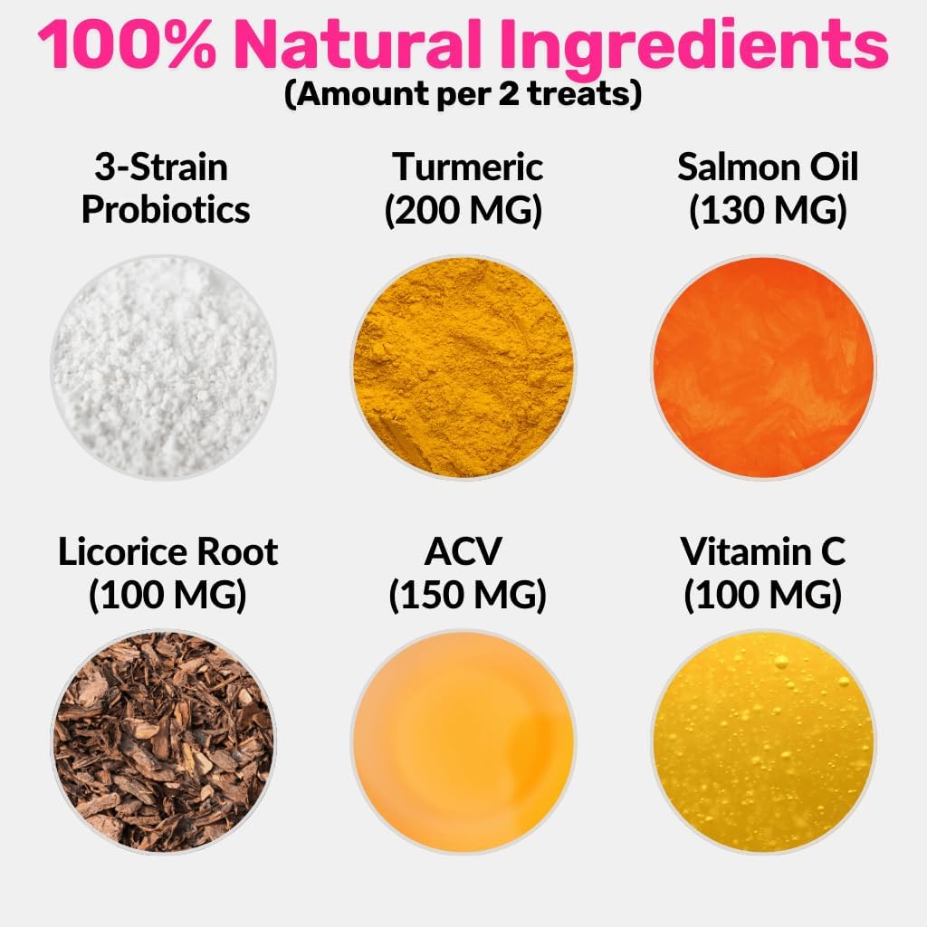 NutriPaw All-Itch Immunity Treats For Dogs - Soothe Itchy Paws, Eyes, Ears, Skin - Stop Itching, Licking, Scratching - Perfect for Small, Medium & Large Dogs - Supports Seasonal Itching