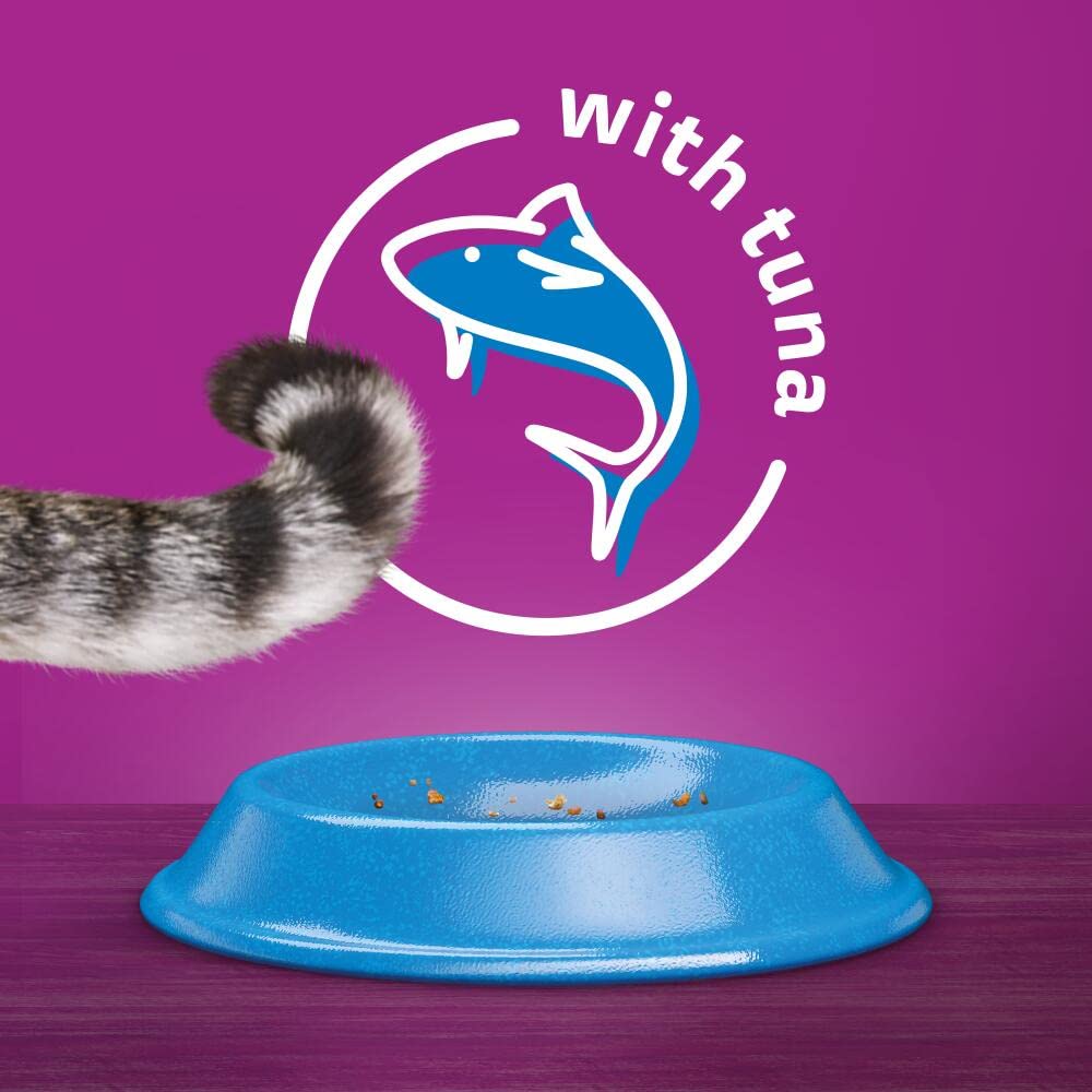 WHISKAS Adult Dry Cat Food 7kg with Tuna Chicken