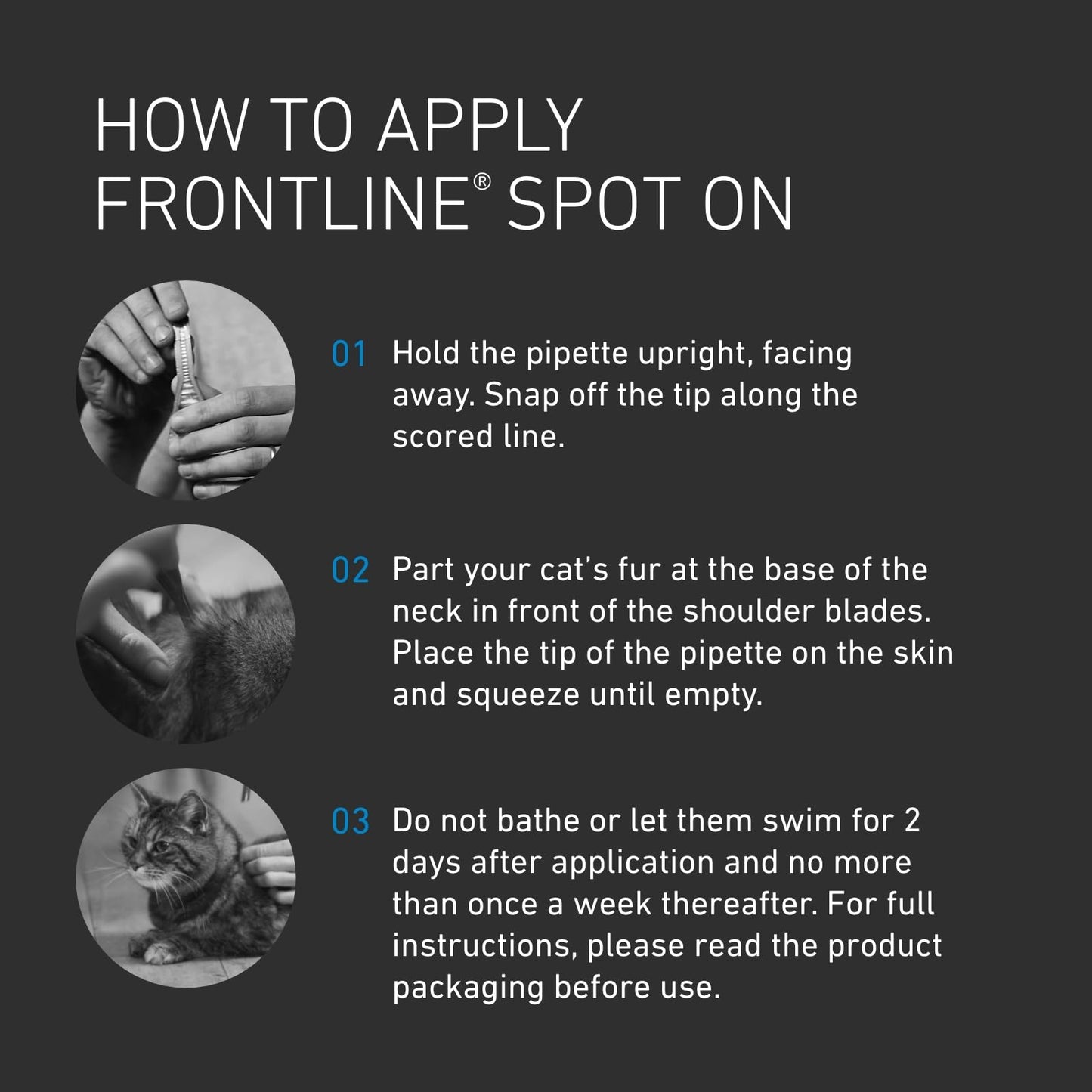 FRONTLINE Spot On Flea & Tick Treatment for Medium Dog (10-20kg) 3 Pipettes