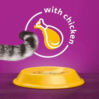 WHISKAS Adult Dry Cat Food 7kg with Tuna Chicken