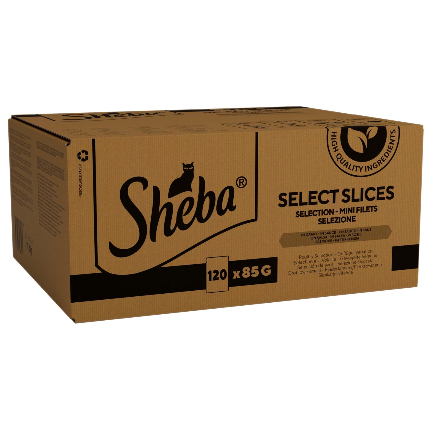 Sheba Select Slices Cat Wet Food - Poultry Selection in Gravy