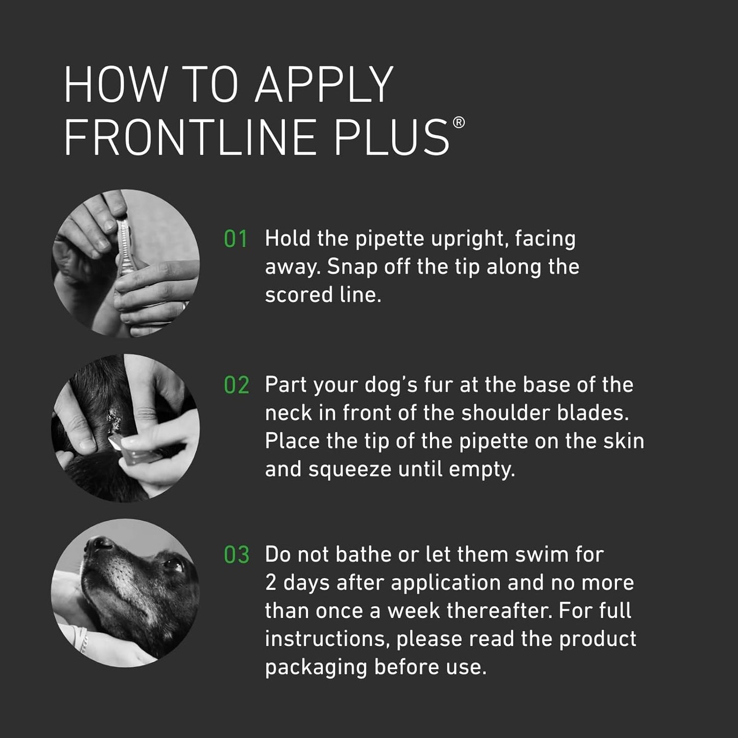 FRONTLINE Plus Flea & Tick Treatment for Large Dogs - 6 Pipettes