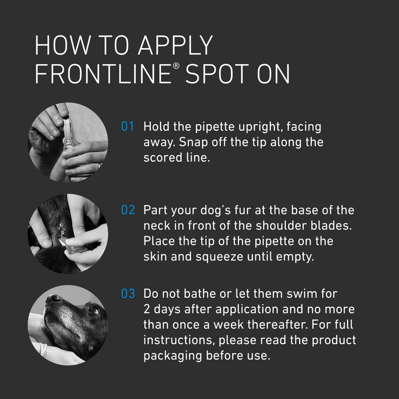 FRONTLINE Spot On  for Large Dog  3 Pipettes