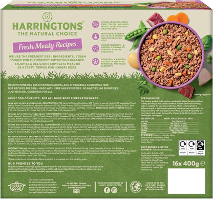 Harringtons complete wet tray grain free hypoallergenic Fresh  Meaty Recipes