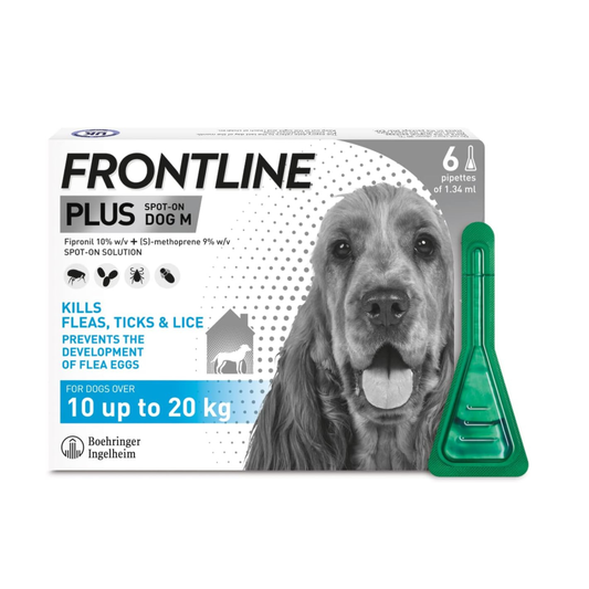 FRONTLINE Plus for Medium Dogs - 6 Pipettes