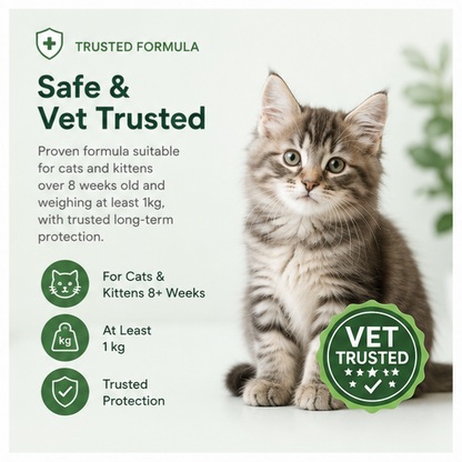 FRONTLINE Plus Flea & Tick Treatment for Cats and Ferrets - 6 Pipettes