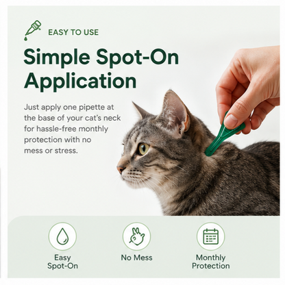 FRONTLINE Plus Flea & Tick Treatment for Cats and Ferrets - 6 Pipettes